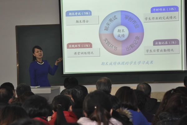 【学院寒假培训系列报道之九】我院举办说课比赛 以赛促培推进培训工作