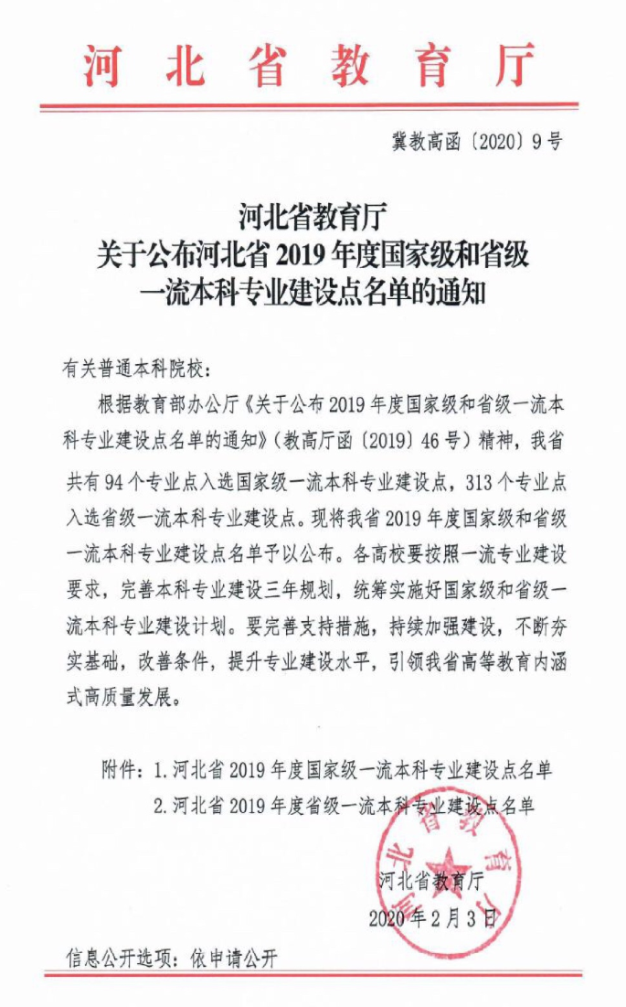 太阳集团tcy8722四个专业入选省级一流本科专业建设点