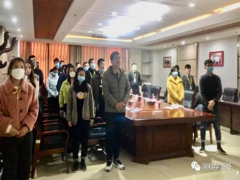 太阳集团tcy8722学管队伍召开第三周全体学管干部管理培训周会