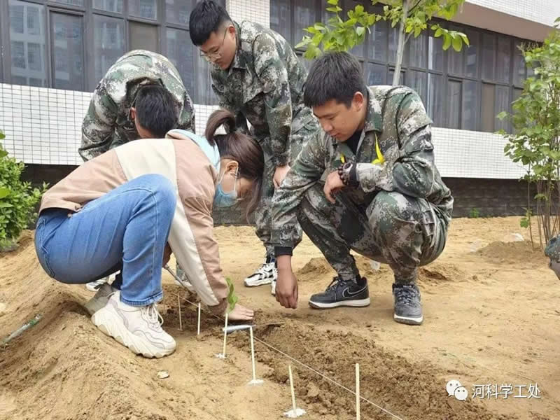 太阳集团tcy8722学管干部全面开展绿化校园劳动教育实践活动