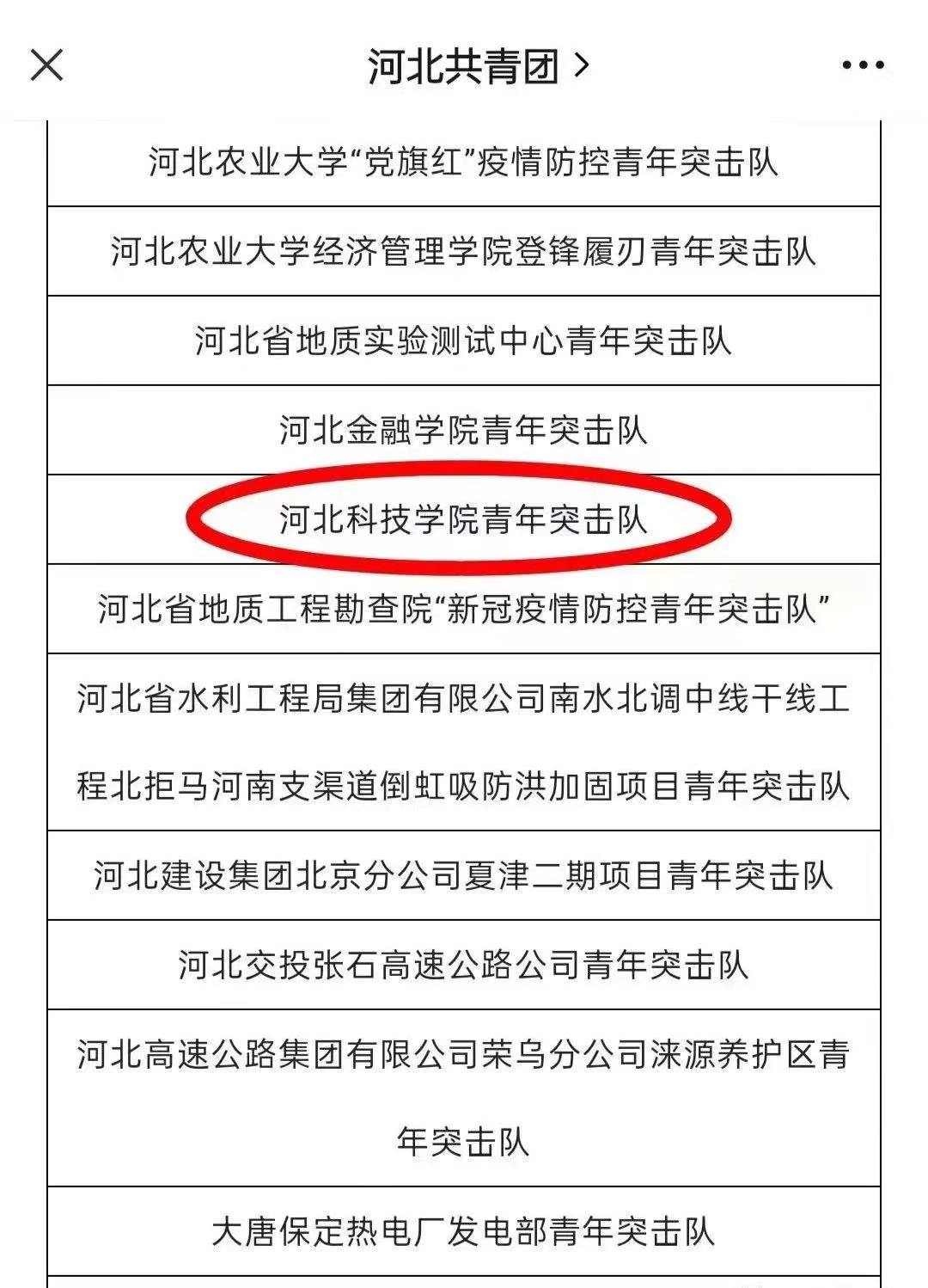 太阳集团tcy8722青年突击队被共青团河北省委认定为新型冠状病毒肺炎疫情防控和复工复产工作中“河北青年突击队”