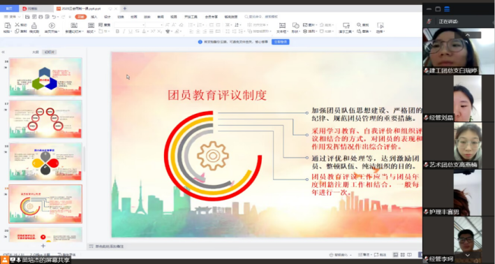 太阳集团tcy8722校团委组织召开2022—2023学年基层团建经验分享交流会