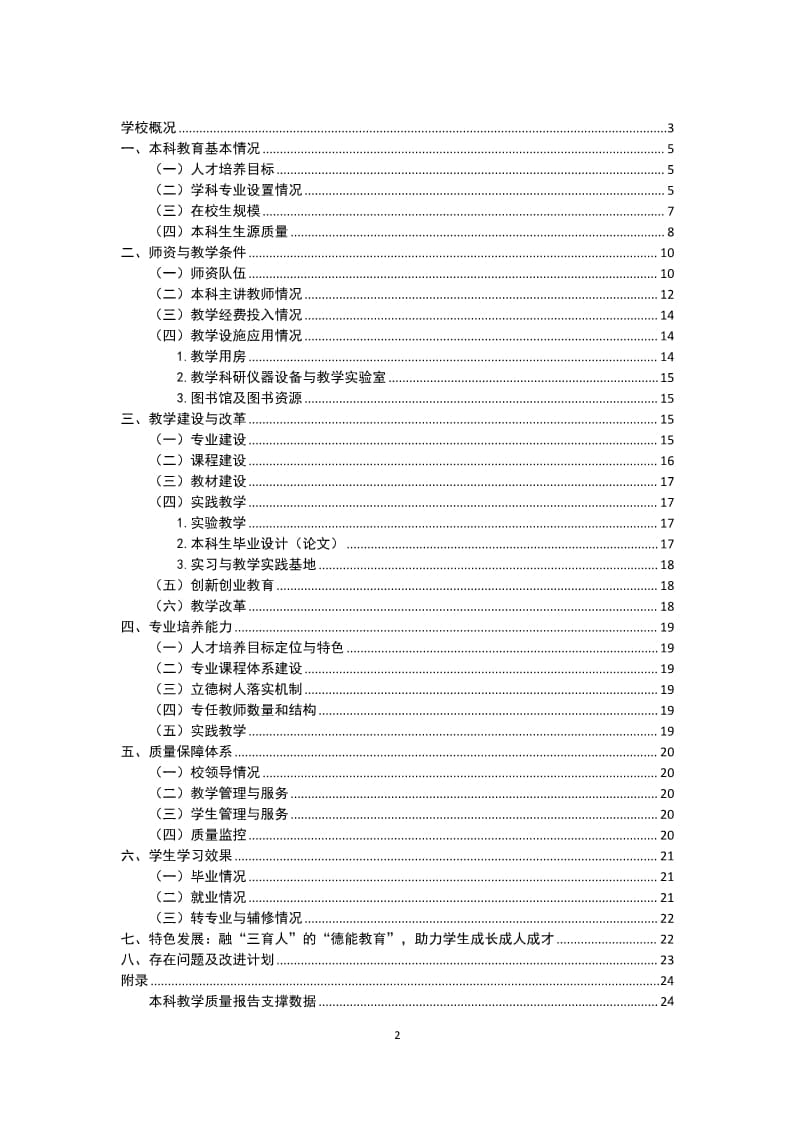 太阳集团tcy87222022-2023学年本科教学质量报告